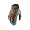 Gants 100% Airmatic gris orange