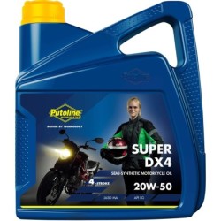 Huile moteur Putoline 4T 20W-50 Semi Synthétique Super DX4