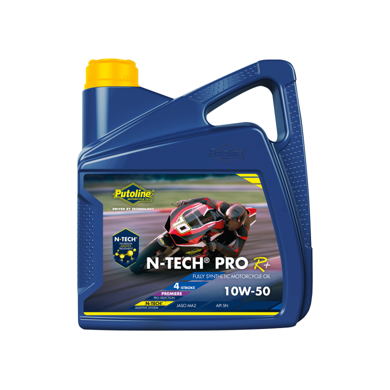 Huile moteur 4 temps Putoline N-Tech® 4 litres Pro R+ 10W-50 Huile moteur 4 temps Putoline N-Tech® 4 litres Pro R+ 10W-50
