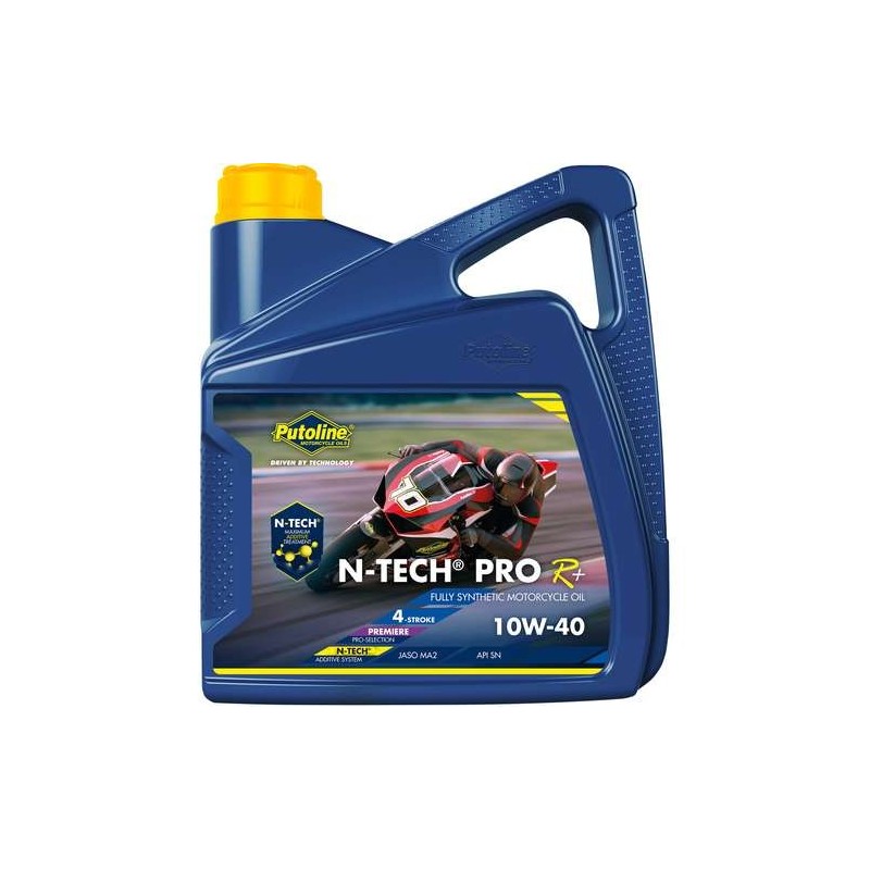 Huile moteur 4 temps Putoline N-Tech® 4 litres Pro R+ 10W-40 Huile moteur 4 temps Putoline N-Tech® 4 litres Pro R+ 10W-40