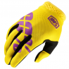 Gants 100% ITRACK Violet / Jaune