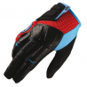 Gants 100% SIMI Rouge / cyan