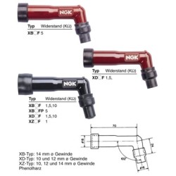 Capuchon antiparasite NGK XD10F