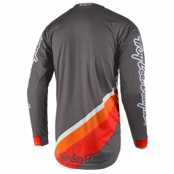 Maillot Troy lee design GP Prisma gris orange