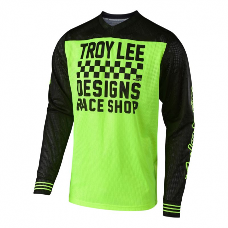 Maillot Troy lee design GP raceshop flo yellow