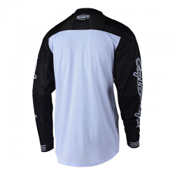 Maillot Troy lee design GP raceshop blanc