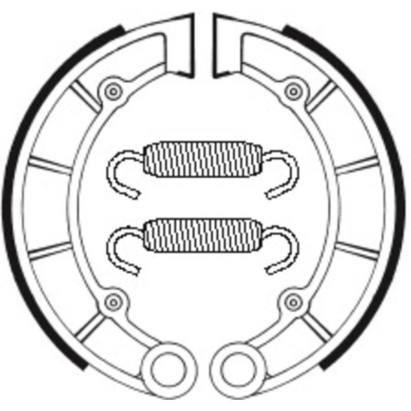 Mâchoires de frein TECNIUM Quad organique - BA197