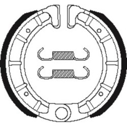 Mâchoires de frein TECNIUM Scooter organique - BA206