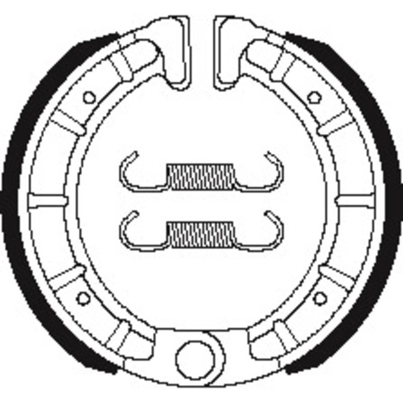 Mâchoires de frein TECNIUM Scooter organique - BA206