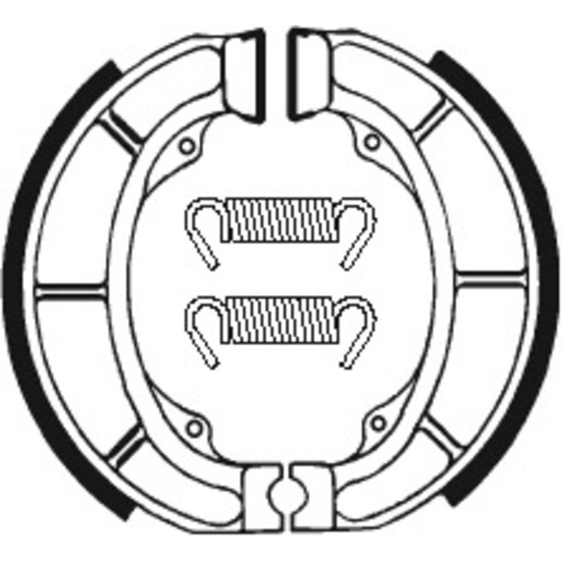 Mâchoires de frein TECNIUM Scooter/Street/Quad organique - BA181