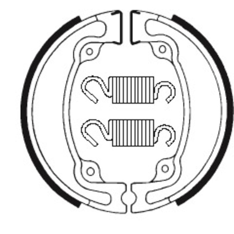 Mâchoires de frein TECNIUM Street/organique - BA042