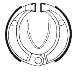 Mâchoires de frein TECNIUM Street/organique - BA043