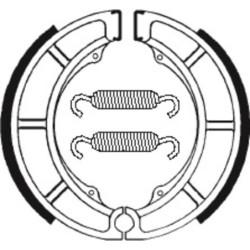 Mâchoires de frein TECNIUM Street/Quad organique - BA052