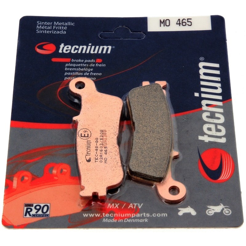 Plaquettes de frein TECNIUM Motocross / enduro métal fritté - MO465