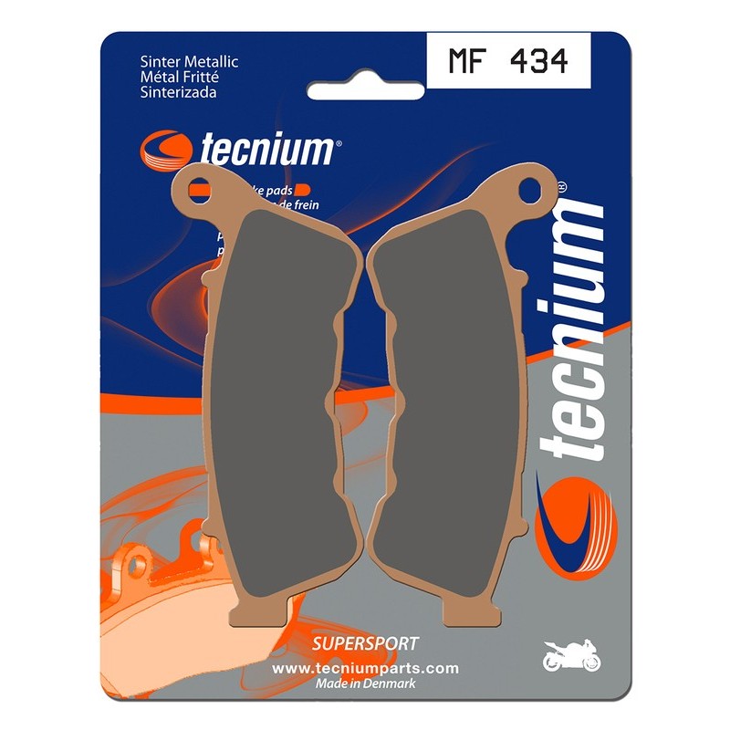 Plaquettes de frein TECNIUM Performance métal fritté - MF434 Plaquettes de frein TECNIUM Performance métal fritté - MF434