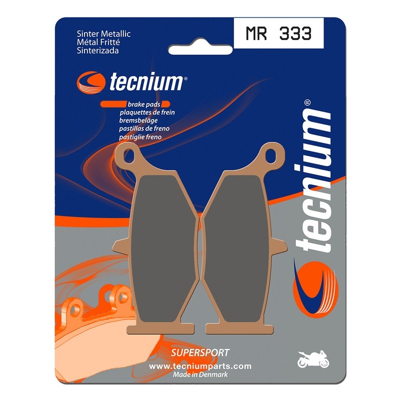 Plaquettes de frein TECNIUM Performance métal fritté - MR333 Plaquettes de frein TECNIUM Performance métal fritté - MR333