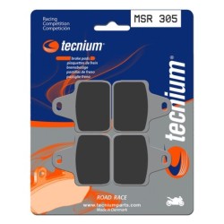 Plaquettes de frein TECNIUM Racing métal fritté - MSR305