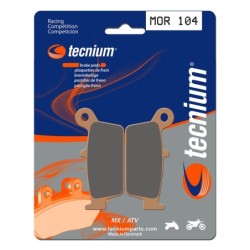 Plaquettes de frein TECNIUM Racing Motocross / enduro métal fritté - MOR104