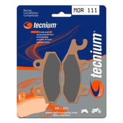 Plaquettes de frein TECNIUM Racing Motocross / enduro métal fritté - MOR111