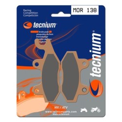 Plaquettes de frein TECNIUM Racing Motocross / enduro métal fritté - MOR138
