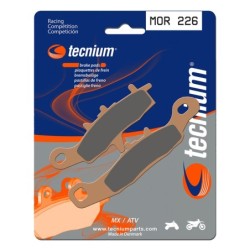 Plaquettes de frein TECNIUM Racing Motocross / enduro métal fritté - MOR226