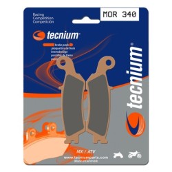 Plaquettes de frein TECNIUM Racing Motocross / enduro métal fritté - MOR340