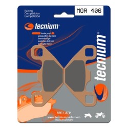 Plaquettes de frein TECNIUM Racing Motocross / enduro métal fritté - MOR406