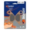 Plaquettes de frein TECNIUM Racing Motocross / enduro métal fritté - MOR406