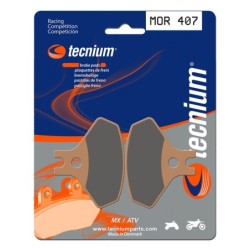 Plaquettes de frein TECNIUM Racing Motocross / enduro métal fritté - MOR407