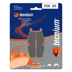 Plaquettes de frein TECNIUM Racing Motocross / enduro métal fritté - MOR89