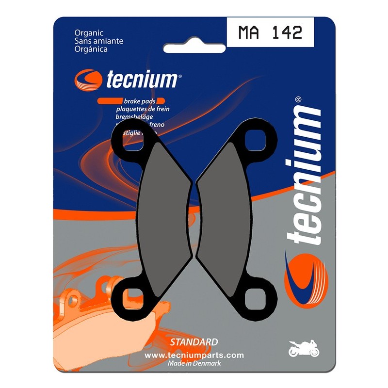 Plaquettes de frein TECNIUM route organique - MA142 Plaquettes de frein TECNIUM route organique - MA142