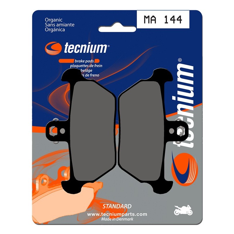 Plaquettes de frein TECNIUM route organique - MA144 Plaquettes de frein TECNIUM route organique - MA144
