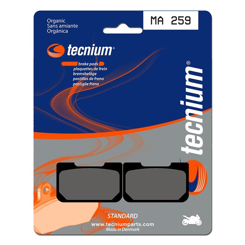 Plaquettes de frein route organique - MA259 Plaquettes de frein route organique - MA259