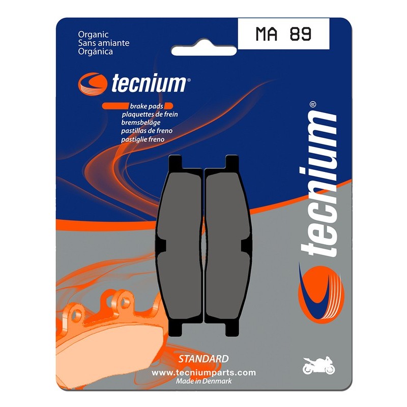 Plaquettes de frein route organique - MA89 Plaquettes de frein route organique - MA89