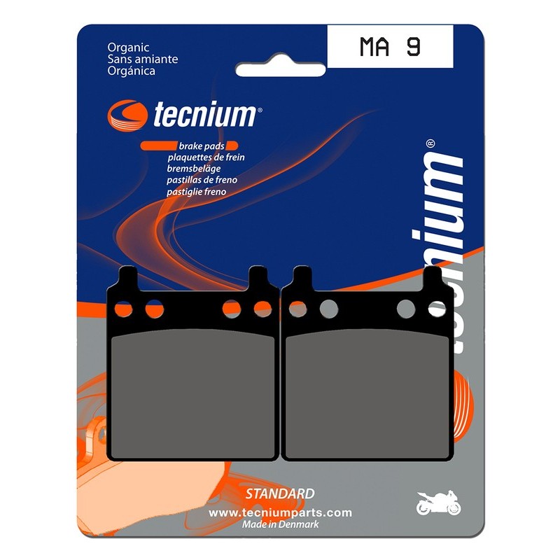 Plaquettes de frein route organique - MA9 Plaquettes de frein route organique - MA9