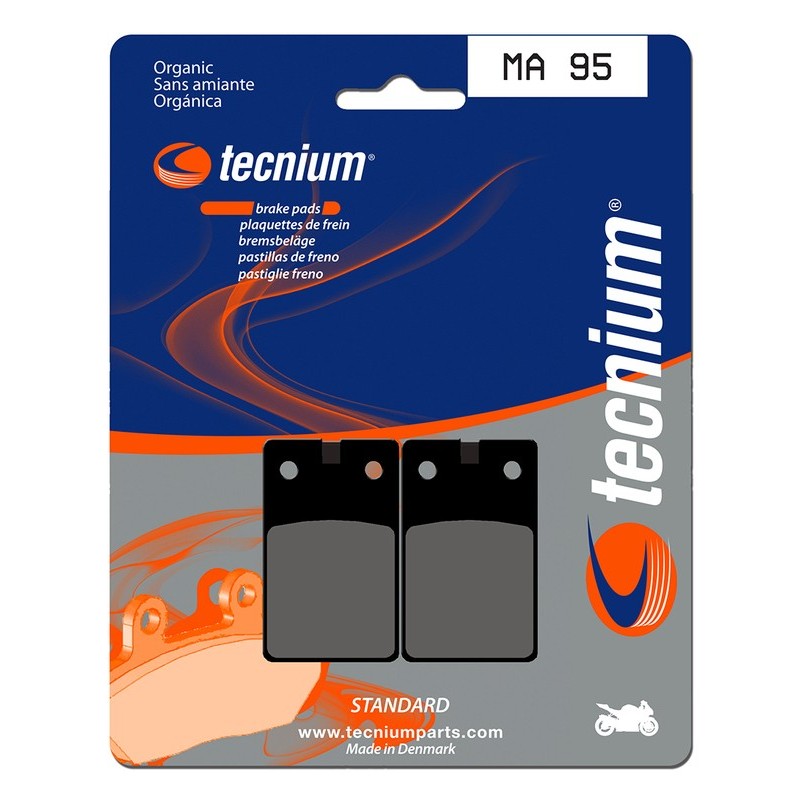 Plaquettes de frein route organique - MA95 Plaquettes de frein route organique - MA95