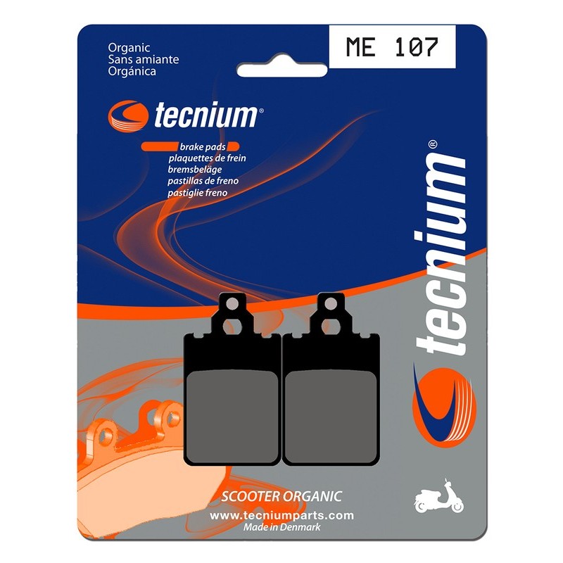 Plaquettes de frein Scooter organique - ME107 Plaquettes de frein Scooter organique - ME107