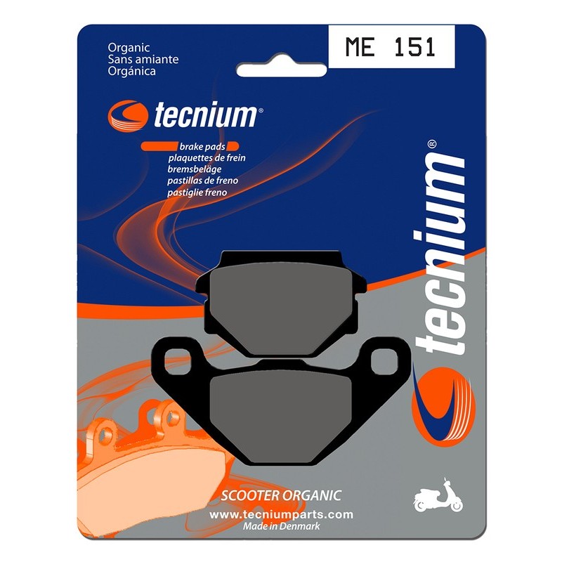 Plaquettes de frein Scooter organique - ME151 Plaquettes de frein Scooter organique - ME151