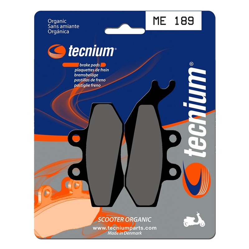 Plaquettes de frein Scooter organique - ME189 Plaquettes de frein Scooter organique - ME189