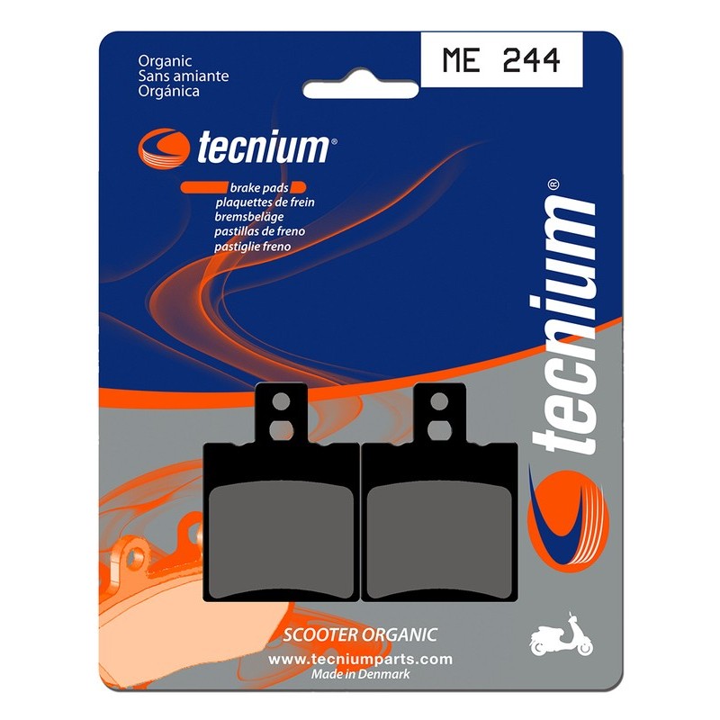 Plaquettes de frein Scooter organique - ME244 Plaquettes de frein Scooter organique - ME244
