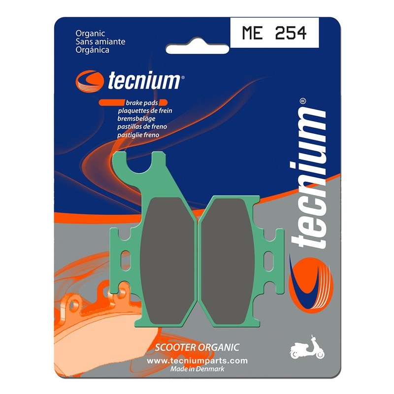 Plaquettes de frein Scooter organique - ME254 Plaquettes de frein Scooter organique - ME254
