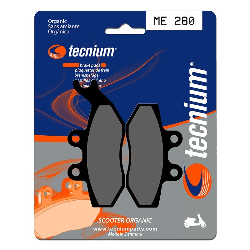 Plaquettes de frein Scooter organique - ME280 Plaquettes de frein Scooter organique - ME280
