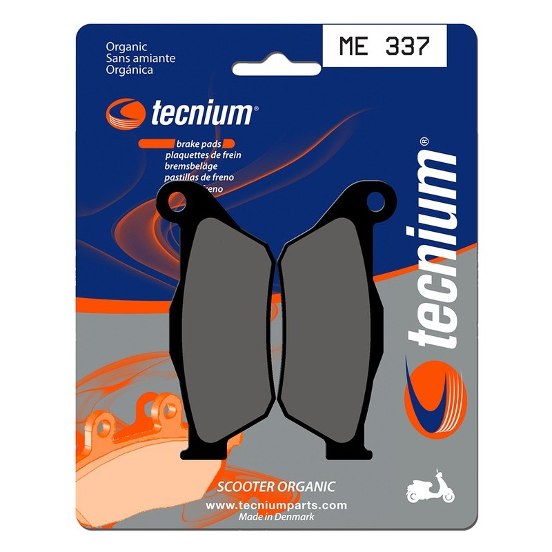 Plaquettes de frein Scooter organique - ME337 Plaquettes de frein Scooter organique - ME337