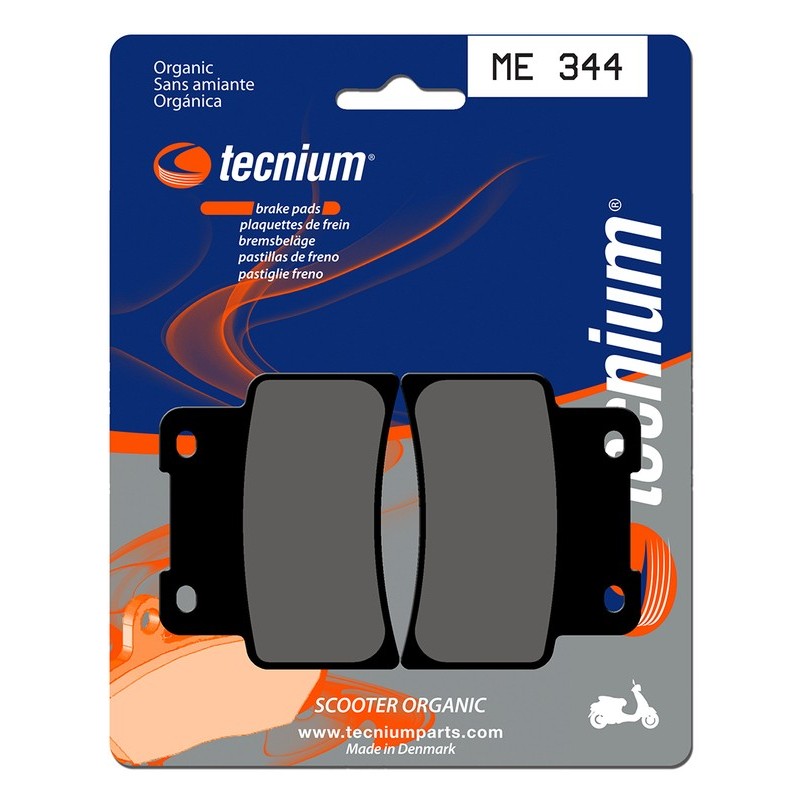 Plaquettes de frein Scooter organique - ME344 Plaquettes de frein Scooter organique - ME344