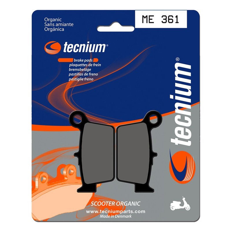 Plaquettes de frein Scooter organique - ME361 Plaquettes de frein Scooter organique - ME361