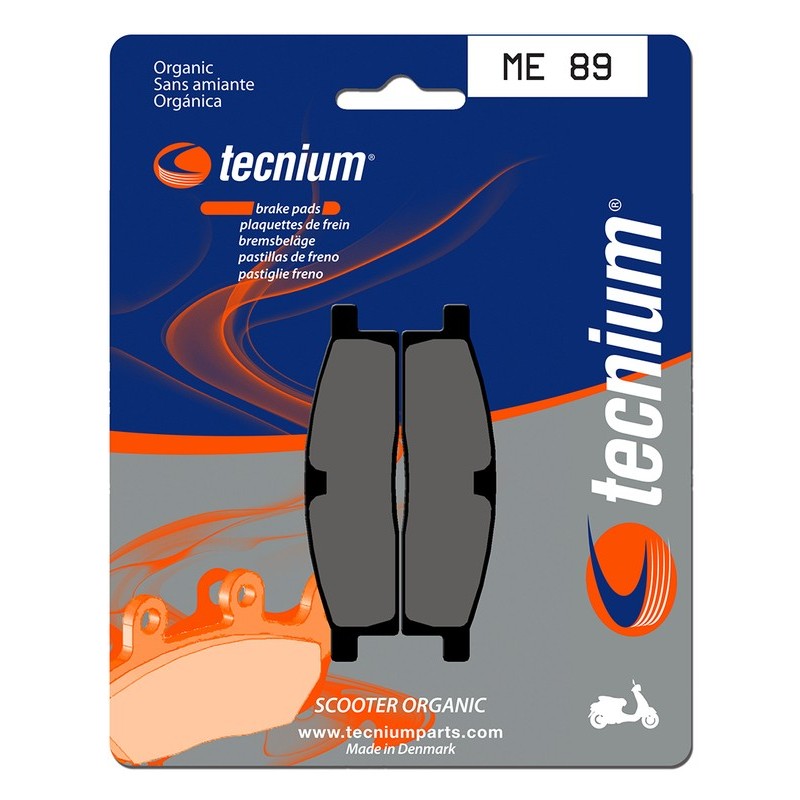 Plaquettes de frein Scooter organique - ME89 Plaquettes de frein Scooter organique - ME89