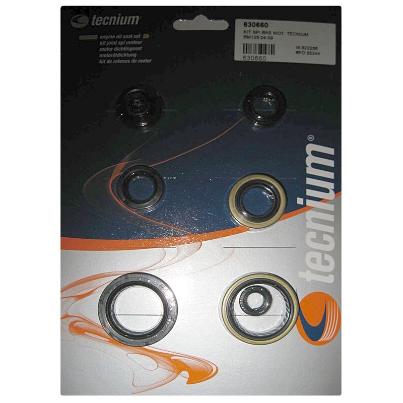 Pochette de joints spi moteur TECNIUM Pochette de joints spi moteur TECNIUM