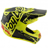 Casque Troy lee design SE4 Polyacrylite Factory yellow