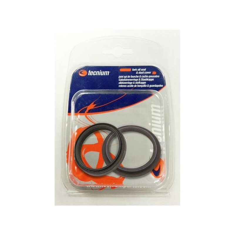 Kit joint spi de fourche et cache-poussière unitaire TECNIUM Blue Label - Sachs Ø43 mm Kit joint spi de fourche et cache-poussière unitaire TECNIUM Blue Label - Sachs Ø43 mm