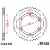 Couronne JT SPROCKETS SUZUKI RM RMZ 52 dents - pas de 520 acier carbone C49